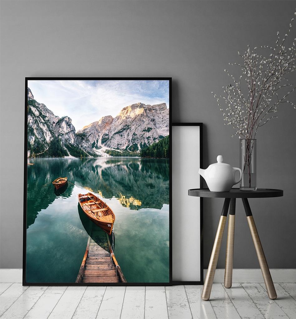Picture poster In a frame 53x73 cm Boats P942