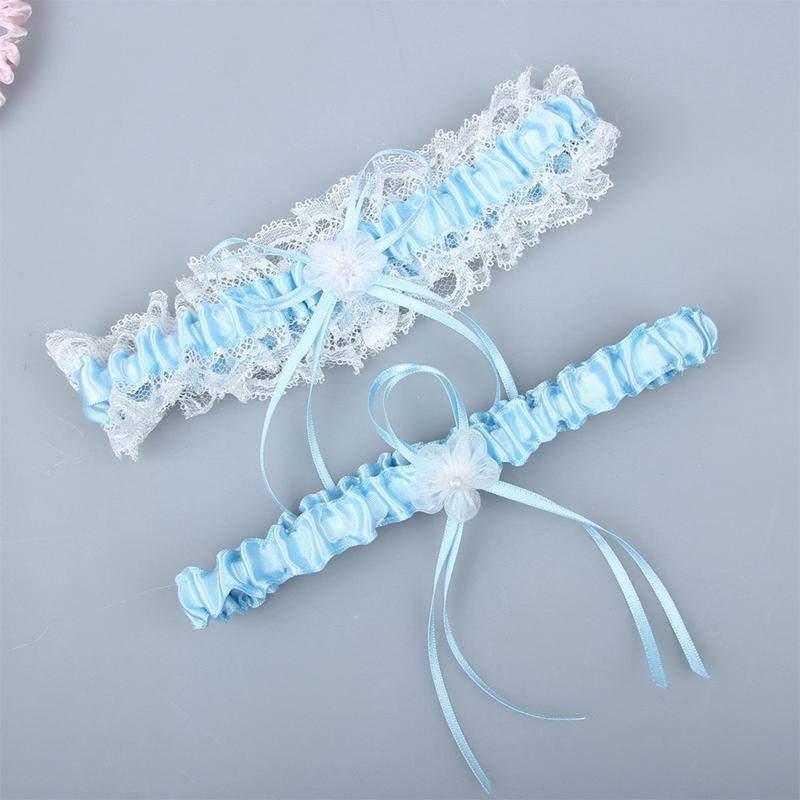 2 шт. свадебные подвязки сексуальный мяч кружева цветы жемчуг вечерние фотографии петля для ног аксессуары
