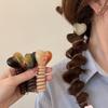 1 шт. резинки в форме сердца для женщин и девочек, резинки для волос в виде телефонных проводов, резинки для волос в виде петель, спиральные резинки для волос, держатели для хвостиков, аксессуары