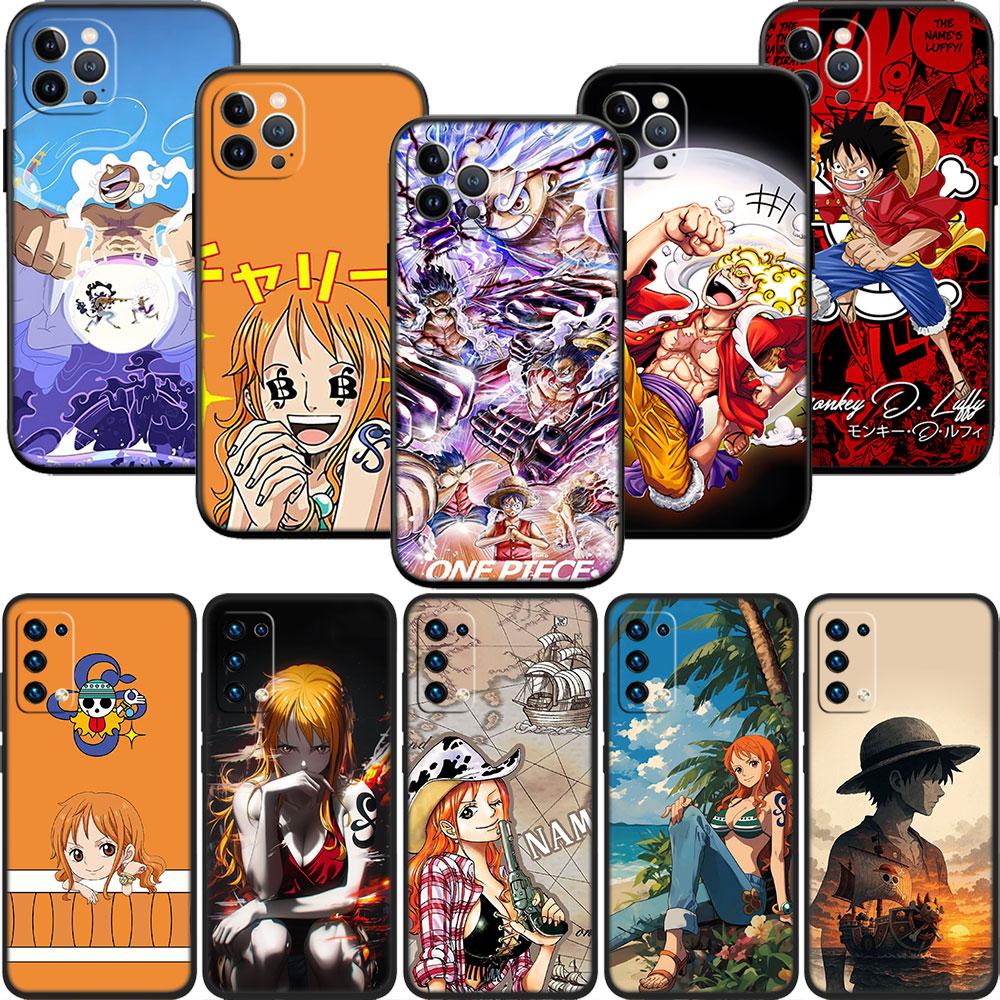 One Piece Luffy Nami Soft Shell Phone Case for OPPO A3 Pro A72 A74 A76 A77 A77S A78 A79 A94 A95 A18 A40M A58