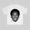 Летние унисекс футболки Streetwear Качество Баскетбольные Графика Брайанта Печатные Свободные Оверсайз Футболки Топы унисекс Футболка Унисекс
