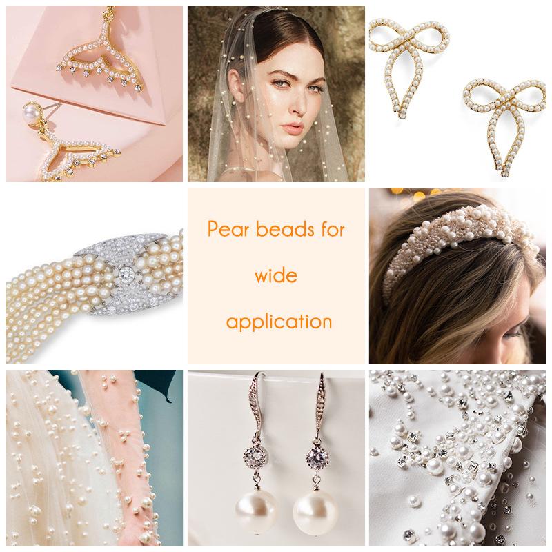 3-8 мм Смешанные Круглые Прямое Отверстие Жемчуг Хайлайт АБС Круглый Жемчуг 600-800 Штук DIY Аксессуары для Одежды Ожерелье