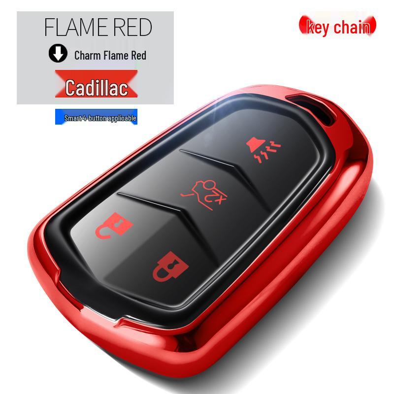 Cadillac TPU Electroplated Key Case for XT5, ATSL, XTS, XT4