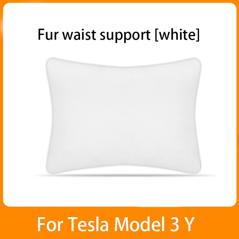 For Tesla Model 3 Model Y Car Seat Headrest Neck Pillow Model S Model X Soft Comfort Memory Cushion Protect Cover Accessories