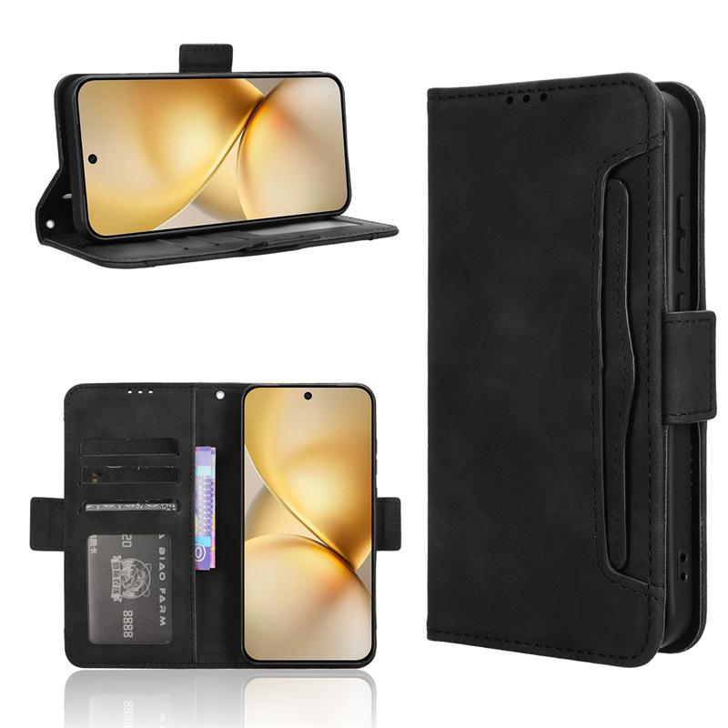 Vivo X500 Wallet Case with Card Holder, Leather Kickstand Card Slots Case for Vivo X500