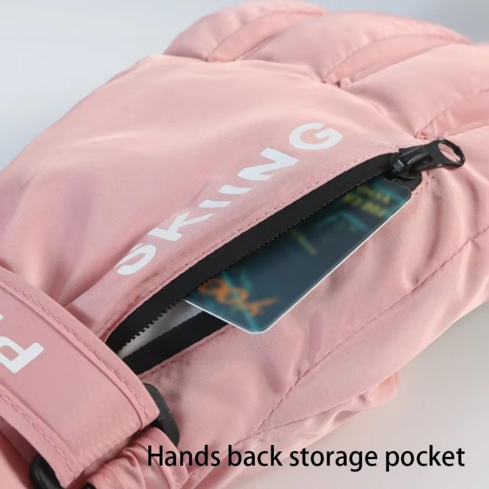 Сохраняйте тепло Теплые лыжные перчатки Сенсорный экран Зимние варежки Новые утолщенные термоперчатки Женские Девичьи