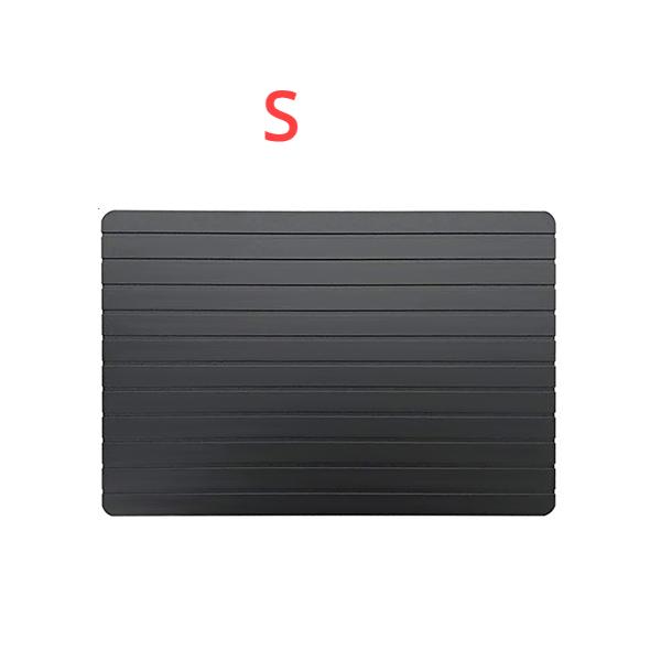 Большой алюминиевый лоток для размораживания замороженного мяса с пластиной для сверхбыстрой разморозки Natural Fast & Magic Defroster Board