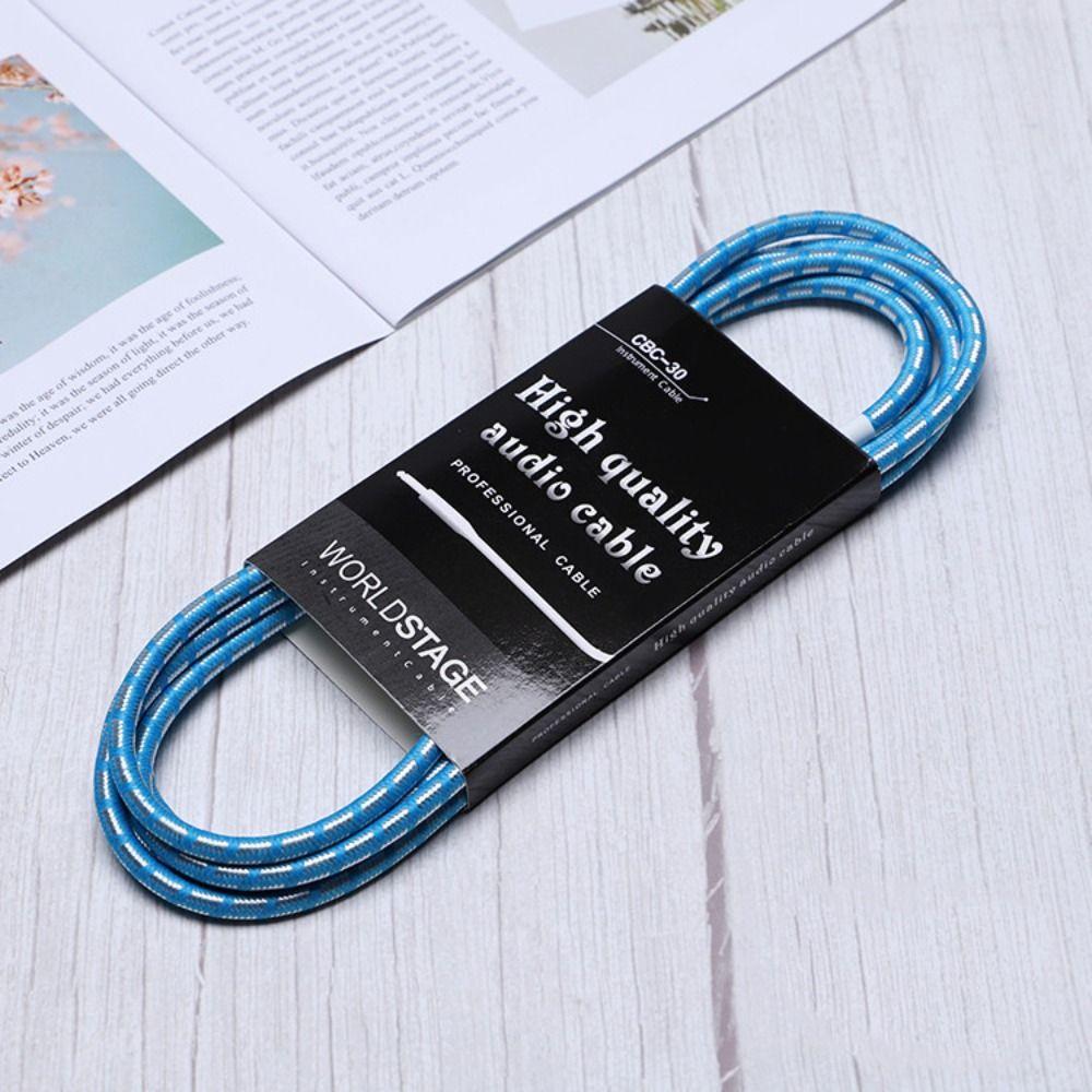 Noise Reduction Braided Guitar Cable 3M Audio Wire Cord New Pickup Cable