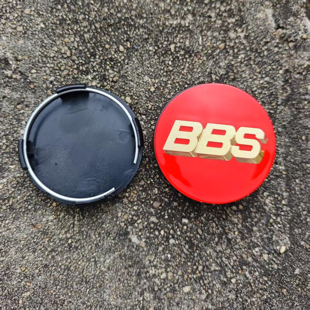 AUT1 4pcs BBS Emblem hub caps 60mm 65mm 68mm Acrylic PMMA Planar Surface BBS Car Wheel Hub Center Cap Hub For Car Center HubCaps