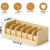 Natural Bamboo Belt Storage Box Save Space Belt Display Rack Purse Storage Holder  Women