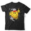 Smiley Face TShirt 90s Acid House Unisex Music Festivals Trance Techno Raves