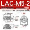 LAC Stainless Steel Self-Locking Floating Rivet Nut Standoff in Sizes M4-M6/440/632/832/032