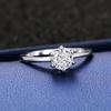 Huitan Classic and Simple Round Cubic Zircon Women Rings Timeless Style Wedding Engagement Accessories High Quality Hot Jewelry