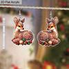 2D Плоские Рождественские Мультяшные Рождественские Серьги с Узором Лося Ювелирное Изделие Подарок для Женщин