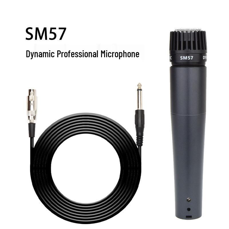 SM57LC Профессиональный проводной динамический микрофон для караоке и прямых трансляций
