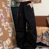 Streetwear Casual Wide Leg Pants Women High Waist Plus Size Y2K Cargo Pants Woman Fashion Trendy Loose Straight Office Lady Trousers 24202