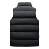 Men's Sleeveless Stand-up Collar Vest, Men's And Women's Fleece Warm Cotton-padded Jacket Vest
