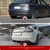 Спортивный обвес для Tesla Model 3: Задний диффузор и спойлер для модифицированной внешней отделки