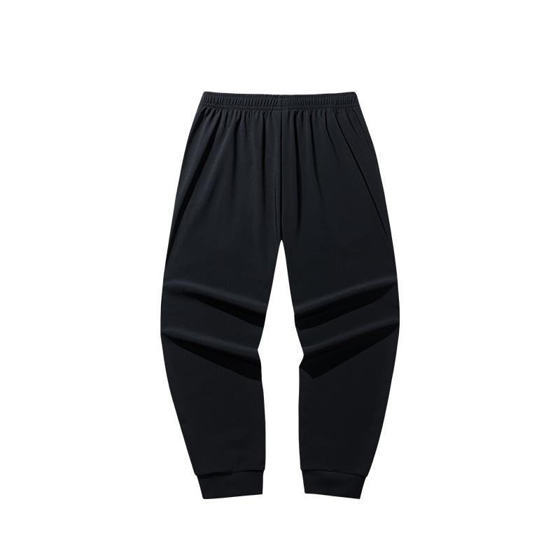 Anta Простые и удобные универсальные спортивные брюки средней посадки на кулиске, дышащие, вязаные, мужские, 152531334N-1