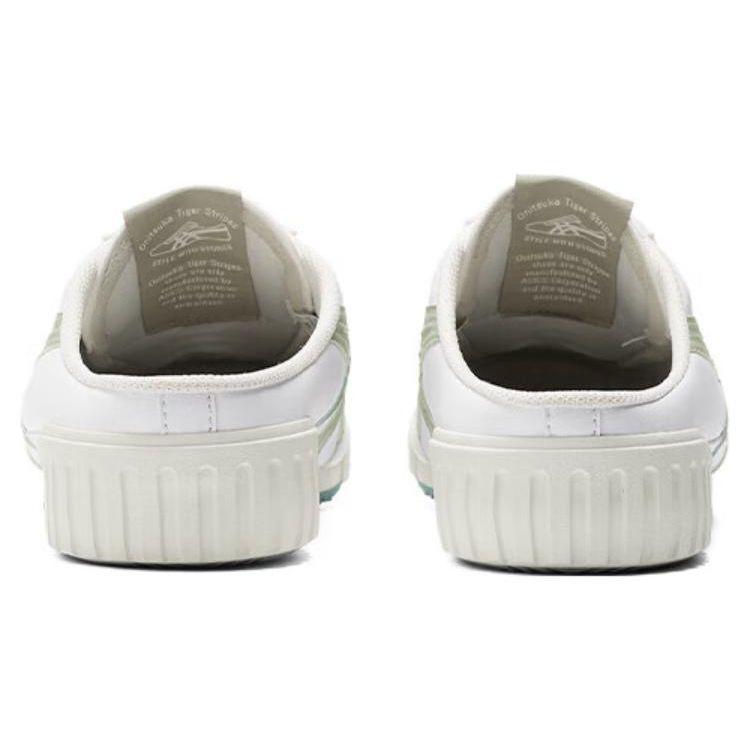 ONITSUKA TIGER Machuation Сабо Удобные Нескользящие Прочные Низкие Повседневные Кроссовки Унисекс Белый Зеленый 1183C012-102