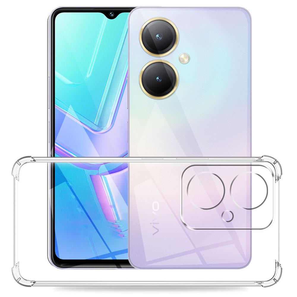 For Vivo Y27 Case Clear Silicone Soft Back Cover Protect Case For Vivo Y27S Clear Shockproof Coque For Vivo V27 Pro Fundas 5G