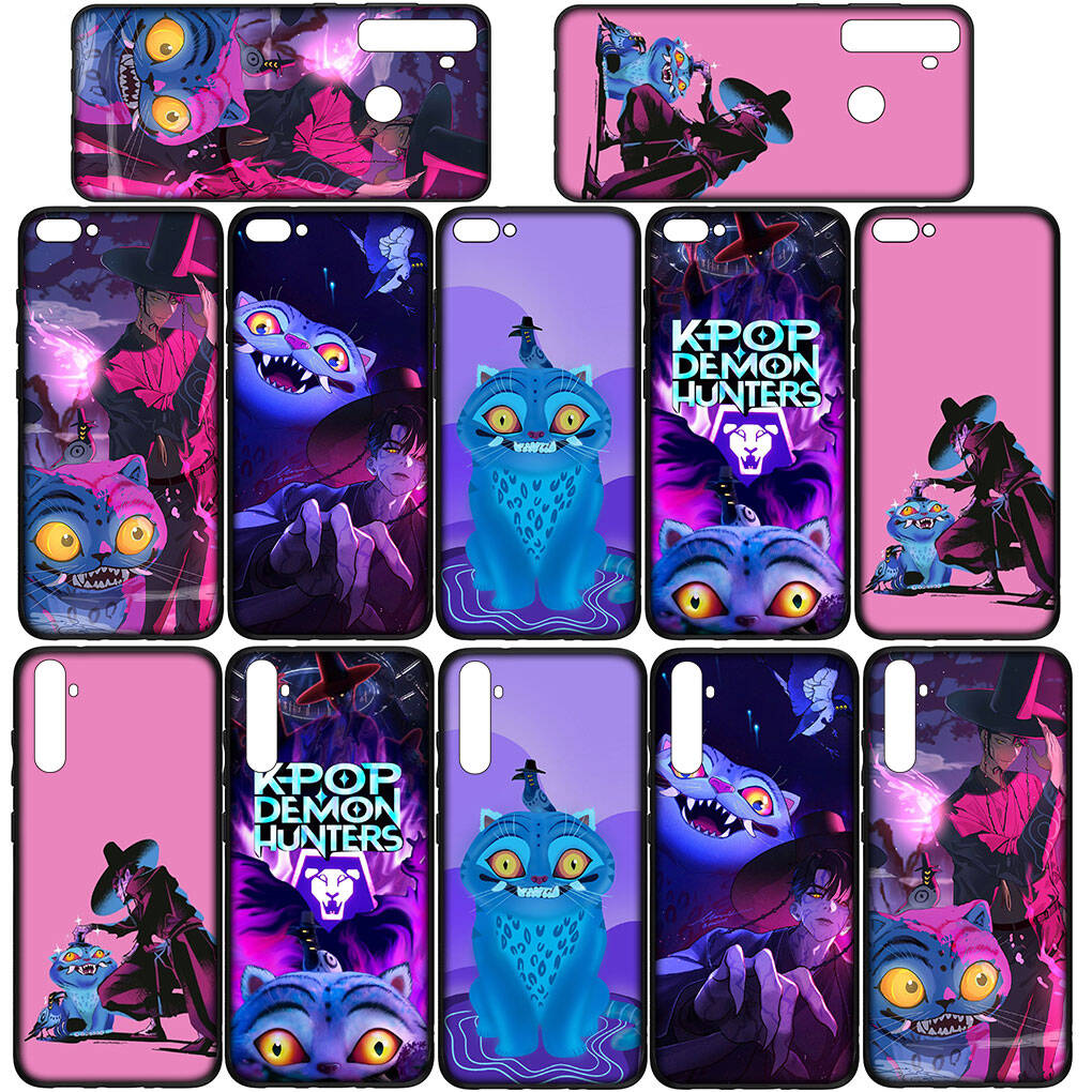 Phone Case for iPhone 17 16 15 Plus Huawei P30 P20 Lite Y9 Redmi Note 14 12 11 13 Pro Max OPPO A60 A80 A40 A18 A38 KPop Demon Tiger Hunters Jinu Cover