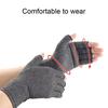1 Pair Health Care Gloves Balanced Pressure Elastic Wrap Lightweight Neat Seams Half-Finger Design for Cycling Driving Fitness Touchscreen Gloves