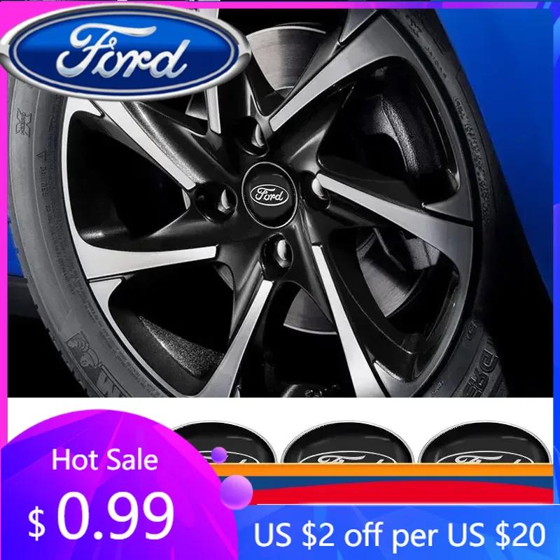 New 2026 Car Sticker 2025 Hot For Ford New 4PCS Car Wheel Center Caps Hub Caps For Ford Focus 2 MK1 MK3 Mondeo MK4 Fiesta MK7 Fu