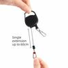 1pc Durable Cord Retractable Keychain Roll Retractable Badge Keyring  Badge Display