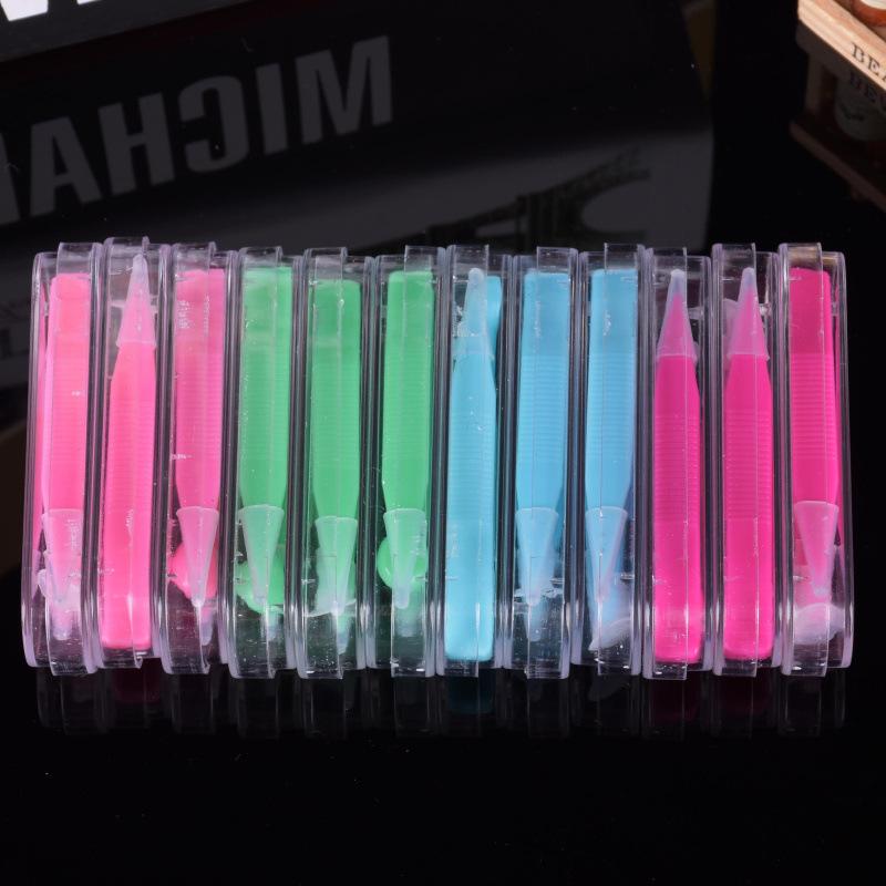 Girl Travel Contact Lenses Tweezers Suction Stick Plastic Mini Contact Lens Case Eyes Care Tool Kit Accessories