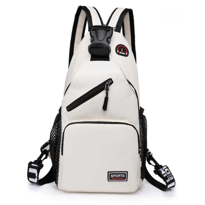 2024 Мужская и женская сумка через плечо Большая вместимость Повседневный рюкзак через плечо Простой модный рюкзак Спортивная нагрудная сумка