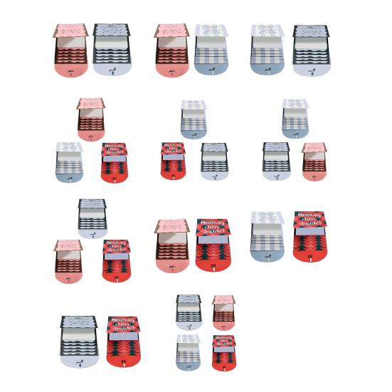 Книга-держатель для подарочных карт на Рождество Ручной работы Водопад Праздничный конверт для подарочных карт Буклет DIY Рождественские подарки Открытки с конвертами Подарок для семьи