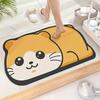 Diatom Mud Floor Mat Special Cartoon Animal Floor Mat Entry Door Mat Bathroom Floor Mat Bathroom Absorbent Foot Mat