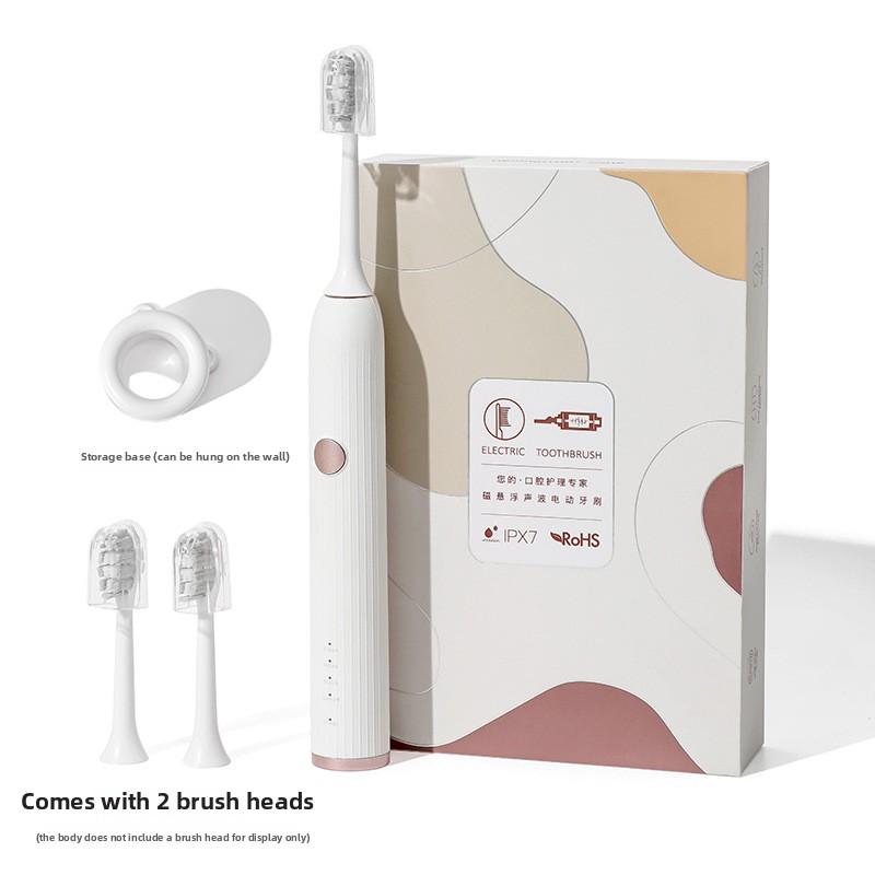 Electric Toothbrush, Couple Rechargeable Automatic Intelligent Adult Soft-bristled Sonic Toothbrush