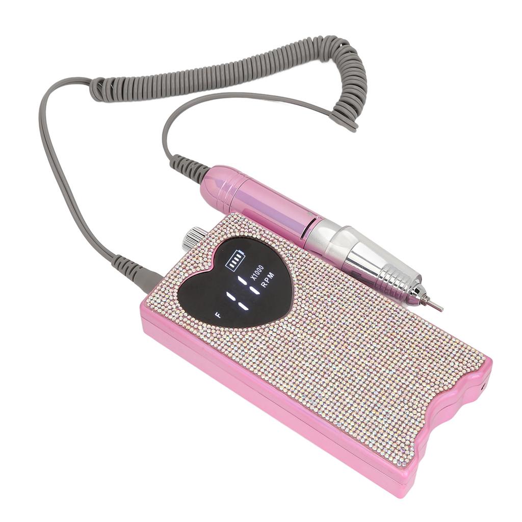 Шлифовальный станок для маникюра Аккумуляторная портативная многофункциональная электрическая дрель для ногтей 100?240