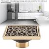 Antique Bathroom Waste Drain Brass Strainer Cover Grate Antique Floor Drain  Home
