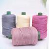 Summer Ice Rope Crochet Yarn Hand Woven DIY Sun Hat Cushion Thick Wool Yarn Knitting Bag Shoes Silk Hollow Line Cord Thread
