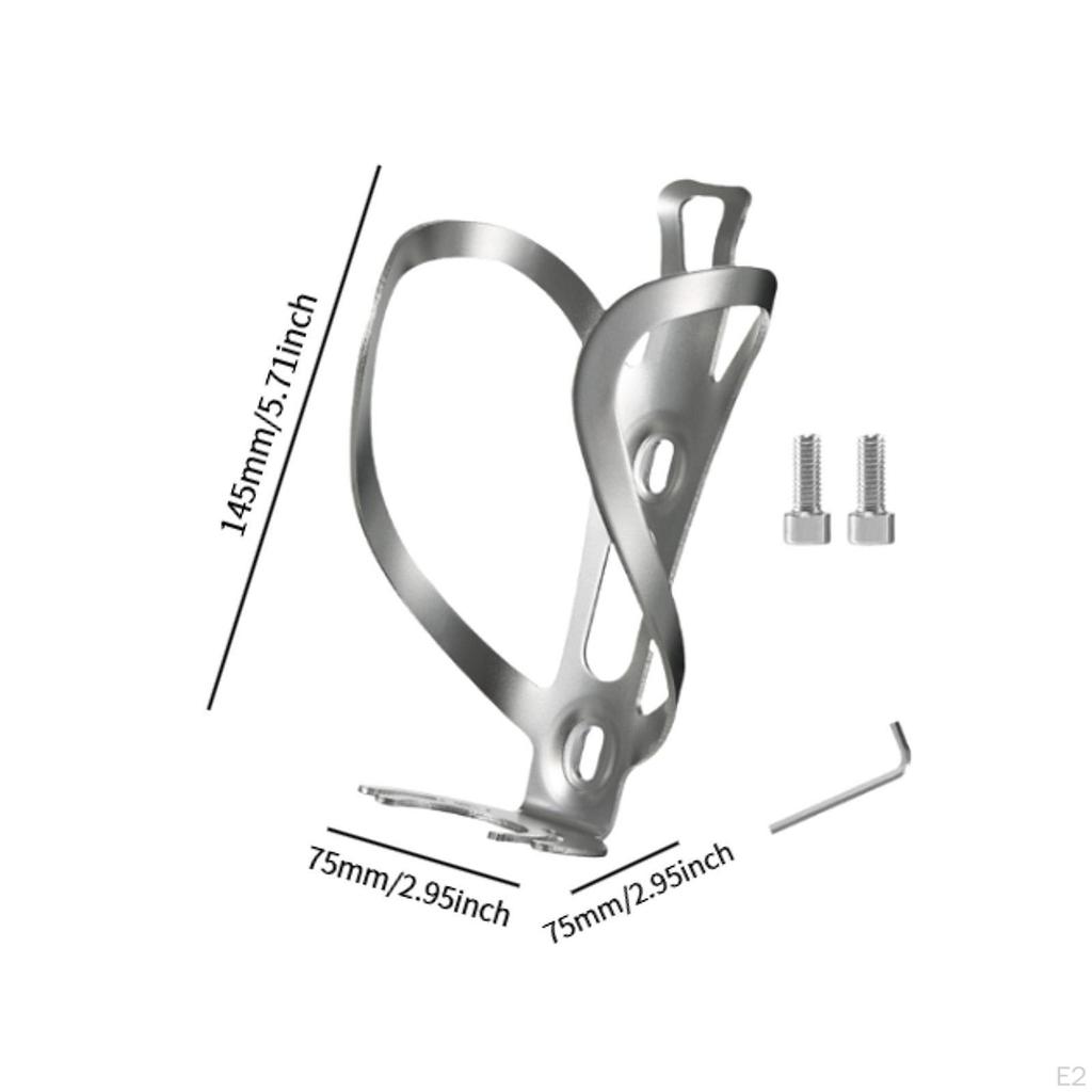 Bike Water Bottle Holder Cup Mount with Screws and Wrench for Mountain Road Bikes Cycling Accessory