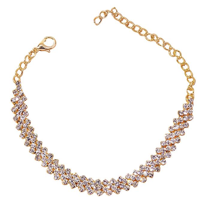 Пляжные аксессуары, браслет в форме ромба для женщин, богемные винтажные сандалии на щиколотке, браслет-цепочка, ювелирные изделия