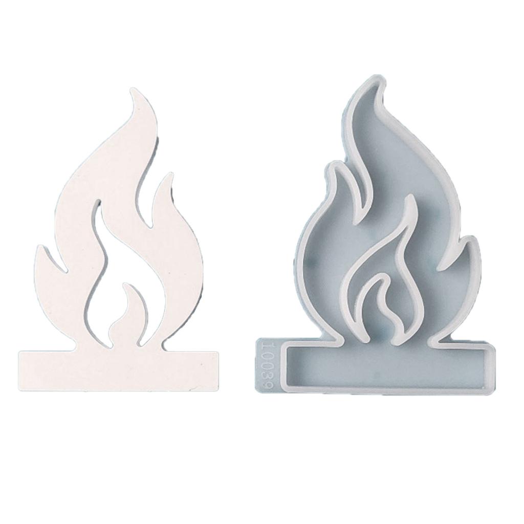 Hollow Flame Candlesticks Resins Moulds Lotus Candle Holder Silicone Molds DIY Heart Castings Moulds Home Decorations