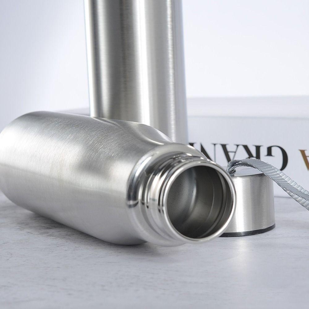 Travel Leakproof with Handle Rope Stainless Steel Water Bottle Cold Water Drinking Cup