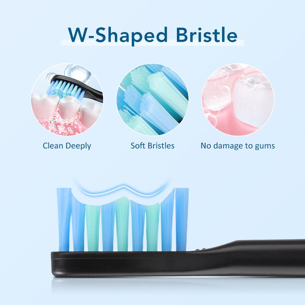 2025 New Sonic Electric Toothbrush for Adults Smart Timer 6 Modes Deep Clean Toothbrush with 4 Brush Heads Toothbrush Oral Care