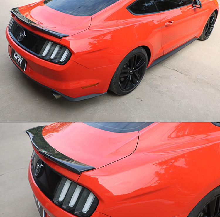 Carbon Fiber Rear Wing Trunk Spoiler for 15-23 Ford Mustang