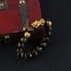 Feng Shui Attract Wealth Men Women Obsidian Stone Beads Bracelets Wristband Good Luck Bangle