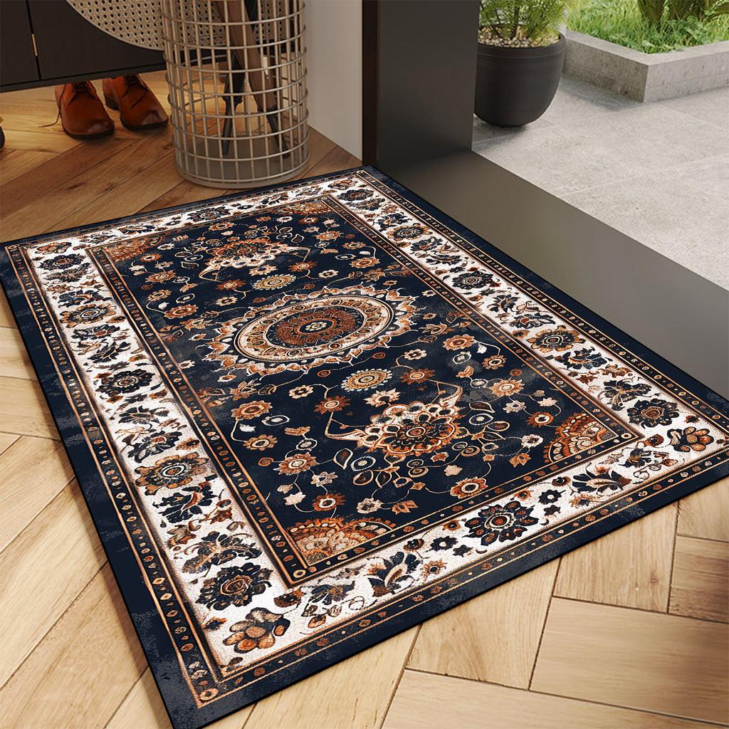 Luxury European Style Large Carpets Living Room Decoration Bedroom Bedside Rugs Lounge Non-slip Washable Coffee Tables Floor Mat