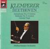 CD BEETHOVEN / KLEMPERER, PHILHARMONIA - Symphony No. 3 "eroica", Grosse Fug CC333243 EMI 1985 Japan Obi Classical