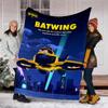Batwheels Theme Printed Blanket Perfect For Couch Bed Travel Outdoor Use Machine Washable Cozy Durable