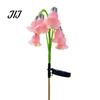 Solar Garden Stake Lights Lily of the Valley Flower Outdoor, Waterproof Lights, Soil Insert Lamps Auto On/Off LED Floral Pathway for Yard Lawn