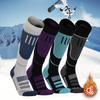 Wool Ski Socks,Thermal Knee-High Cold Weather Warm Socks For Snowboarding,Snow,Winter,Hunting