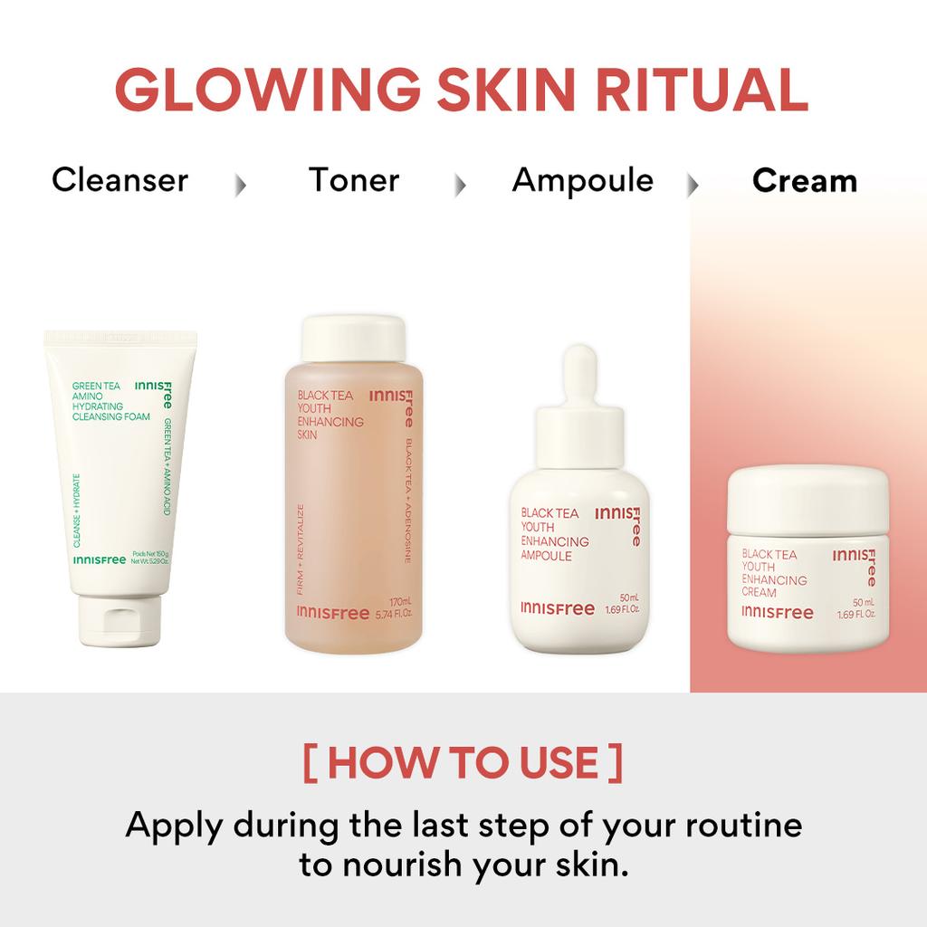 Innisfree Крем для молодости «Черный чай» 50 мл НОВИНКА